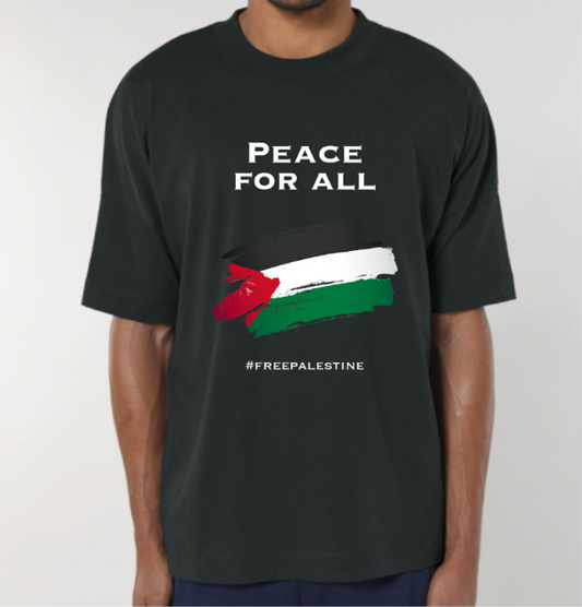 "Peace for all" T-shirt (Oversized model)