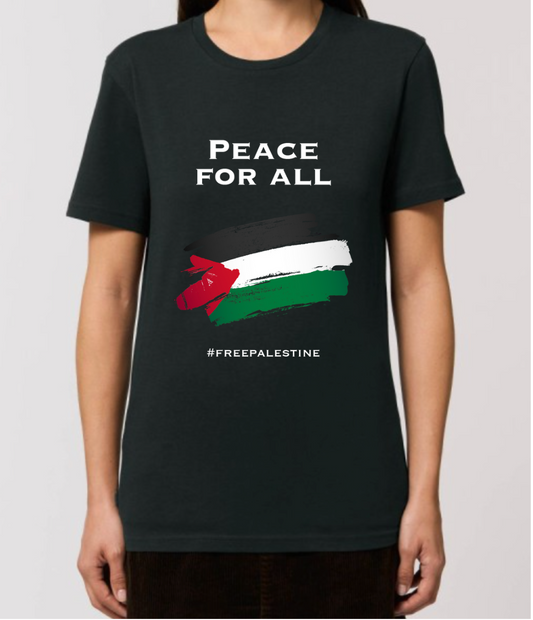 "Peace for all" T-shirt (Normal fit model)
